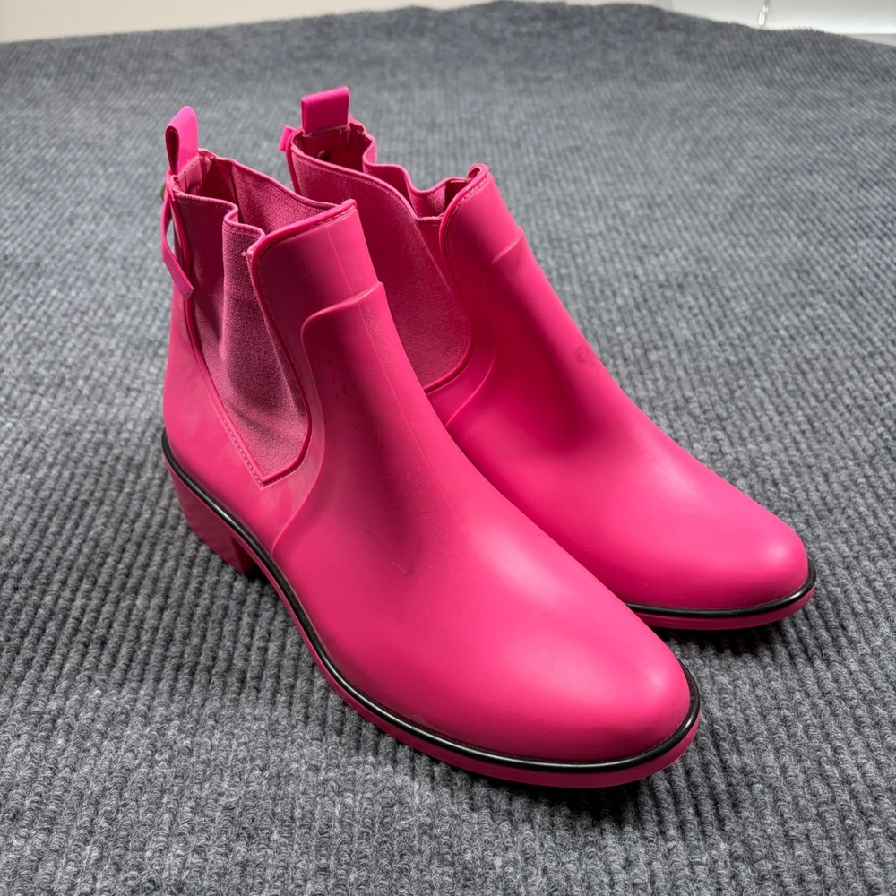 Kate Spade New York Pink Sedgewick Rain Boots Bow Detail Size 11M